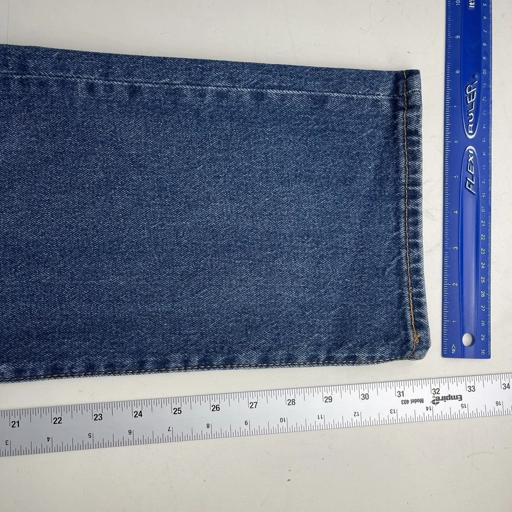 Levi's 501 Jeans Men's 33x32 Blue Original Straight Button Fly Denim Grunge New